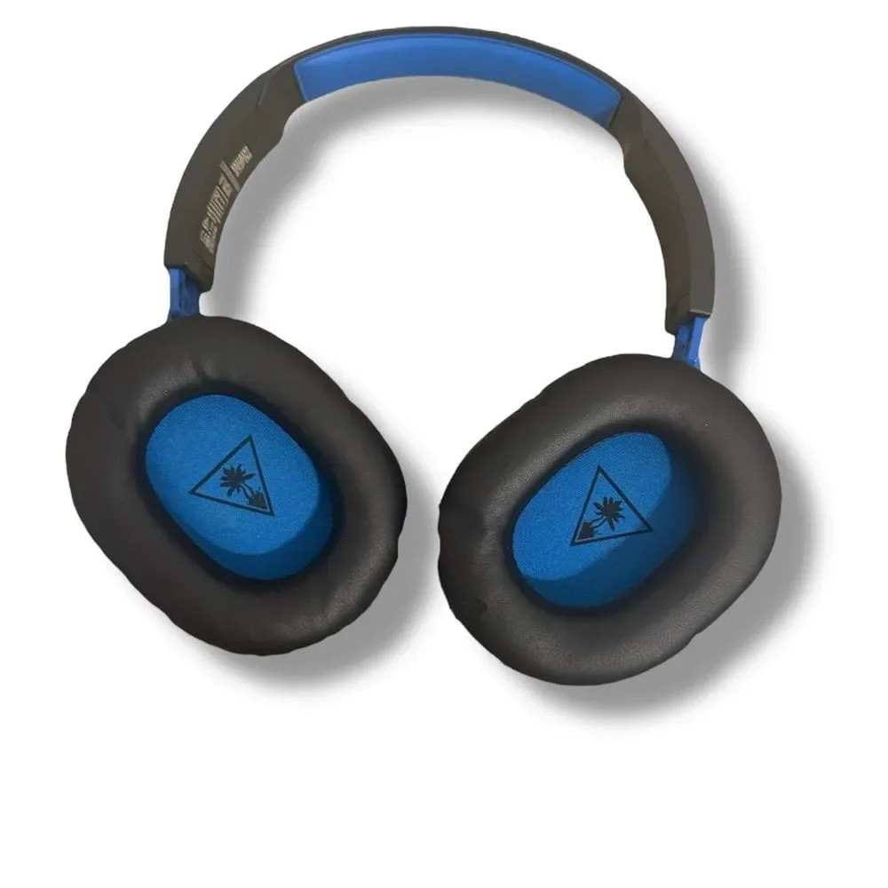 Black and Blue Over-Ear Gaming Headset with Inline Microphone - Picture 2 of 3
